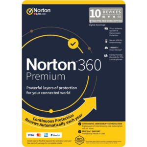 Norton Security Premium 10 Devices 2 Years